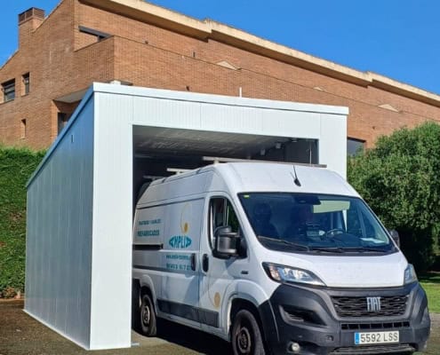 Instalación de almacén prefabricado en Tarragona