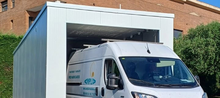 Instalación de almacén prefabricado en Tarragona